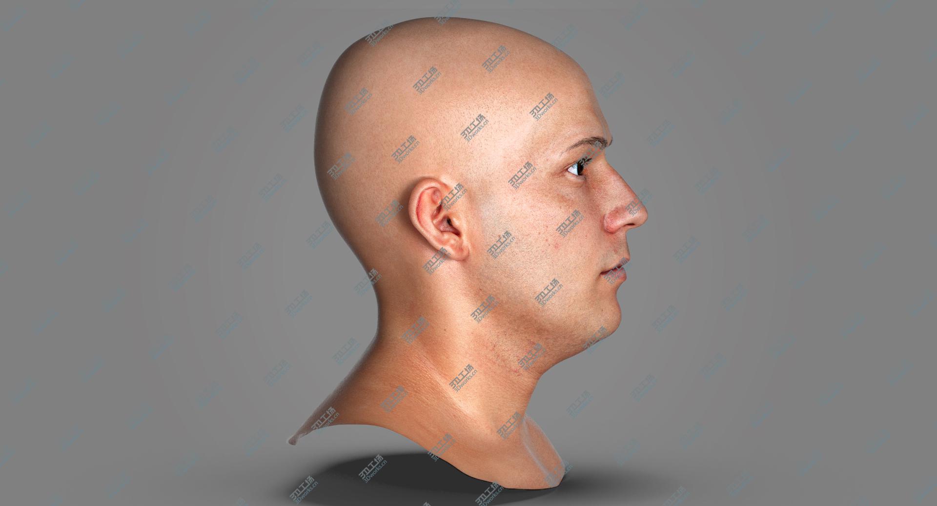 images/goods_img/202105073/3D PBR Marcus Real Human Head Outer Brow Raiser Both AU2/5.jpg